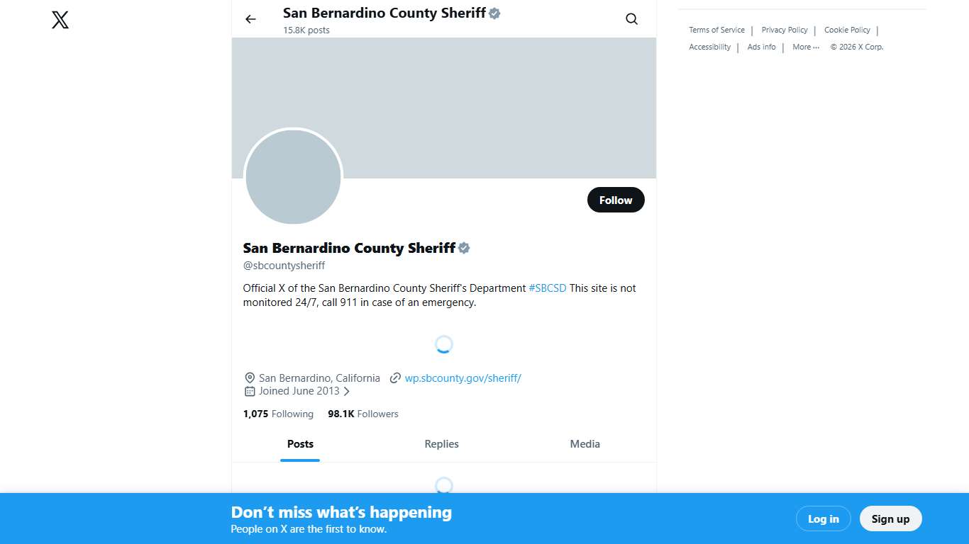 San Bernardino County Sheriff (@sbcountysheriff) / X